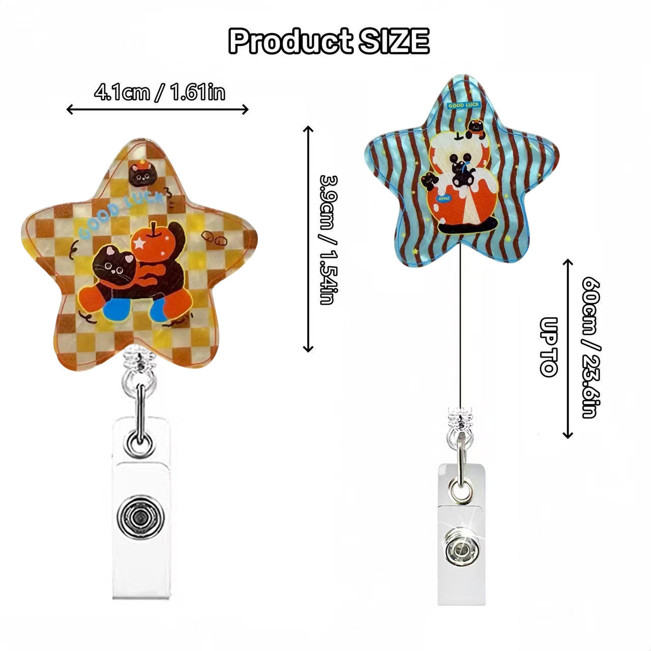 Wholesale Badge Reels Rotating alligator clip retractable badge holder/keychain for medical professionals.