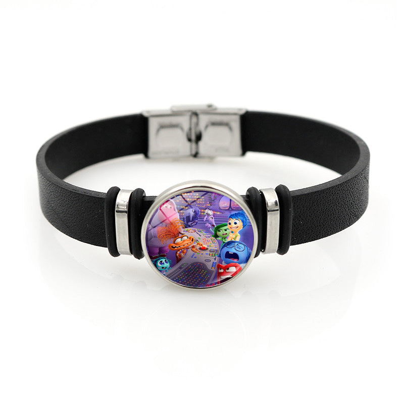 Wholesale Cartoon Cute Hand-woven Faux Leather Bracelet ACCVIP-BT-HengX003