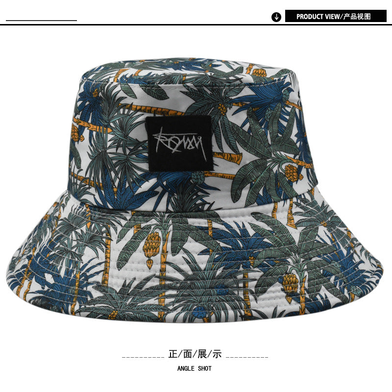 Wholesale graffiti double-sided wearable bucket hat