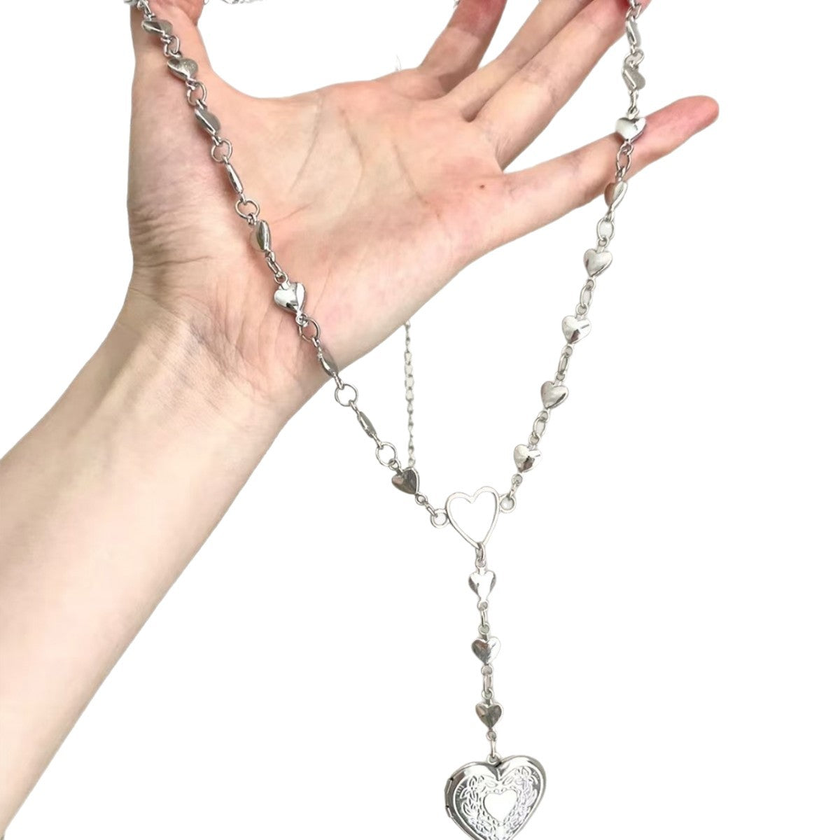 Wholesale heart tassel necklace