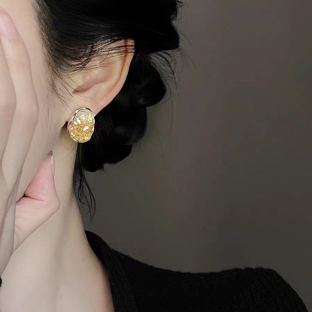 Wholesale Crystal Butterfly Earrings Flower Stud Earrings ACC-ES-Eryu005