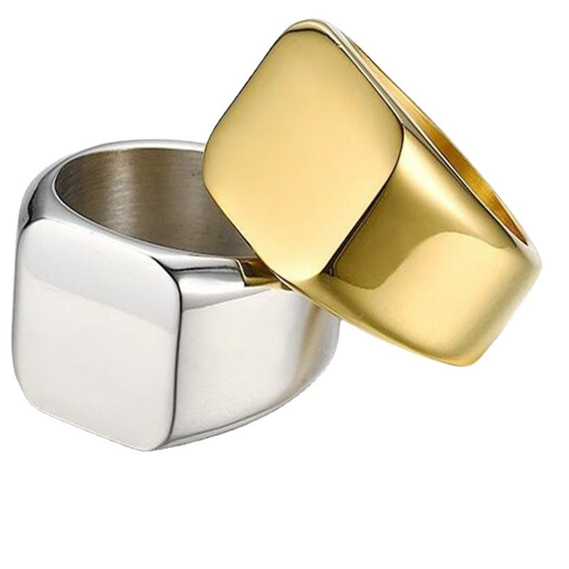 Wholesale Copper Men's Rings Business Gold Silver Black Rings ACC-RS-ChenRui001