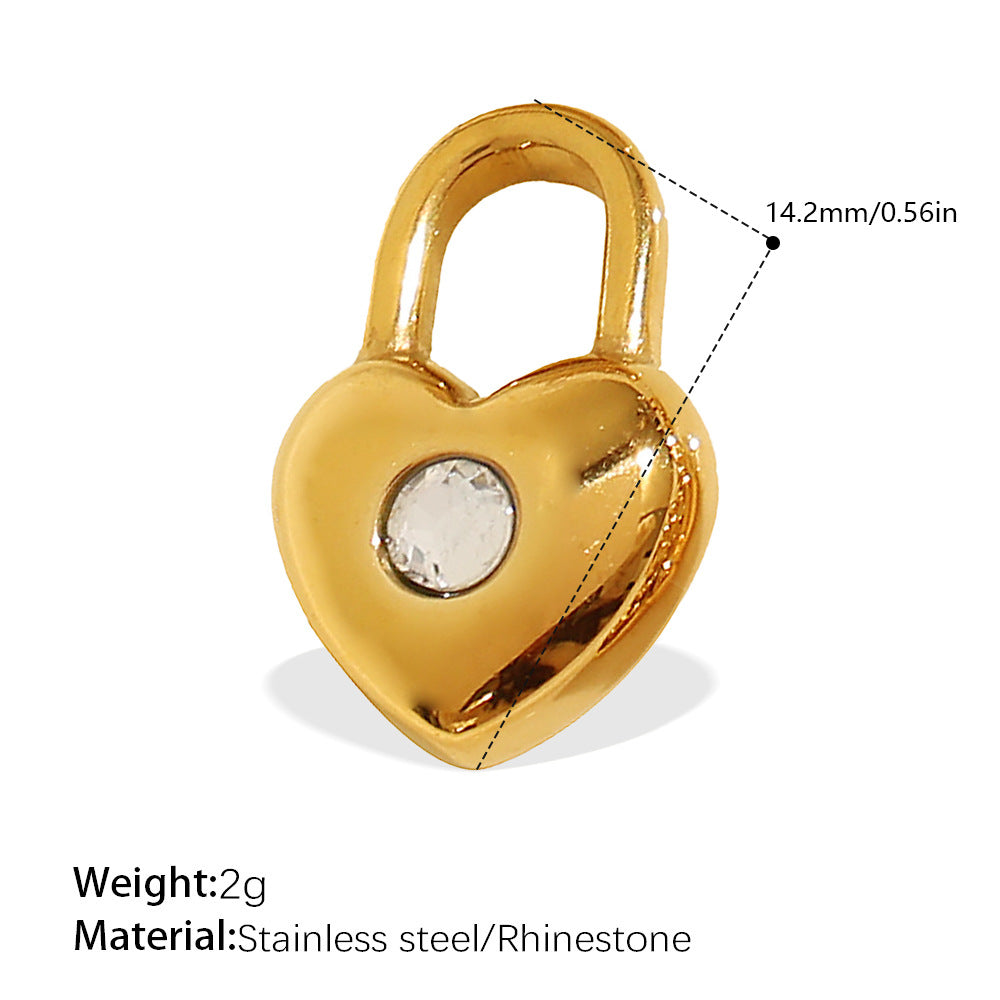Wholesale Jewelry with Heart Design Stainless Steel,  Diy-Friendly Necklace and Bracelet for Girls and Boys