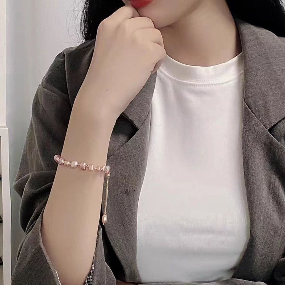 Wholesale Vintage Baroque Shaped Pearl Bracelet ACC-BT-Tongs004