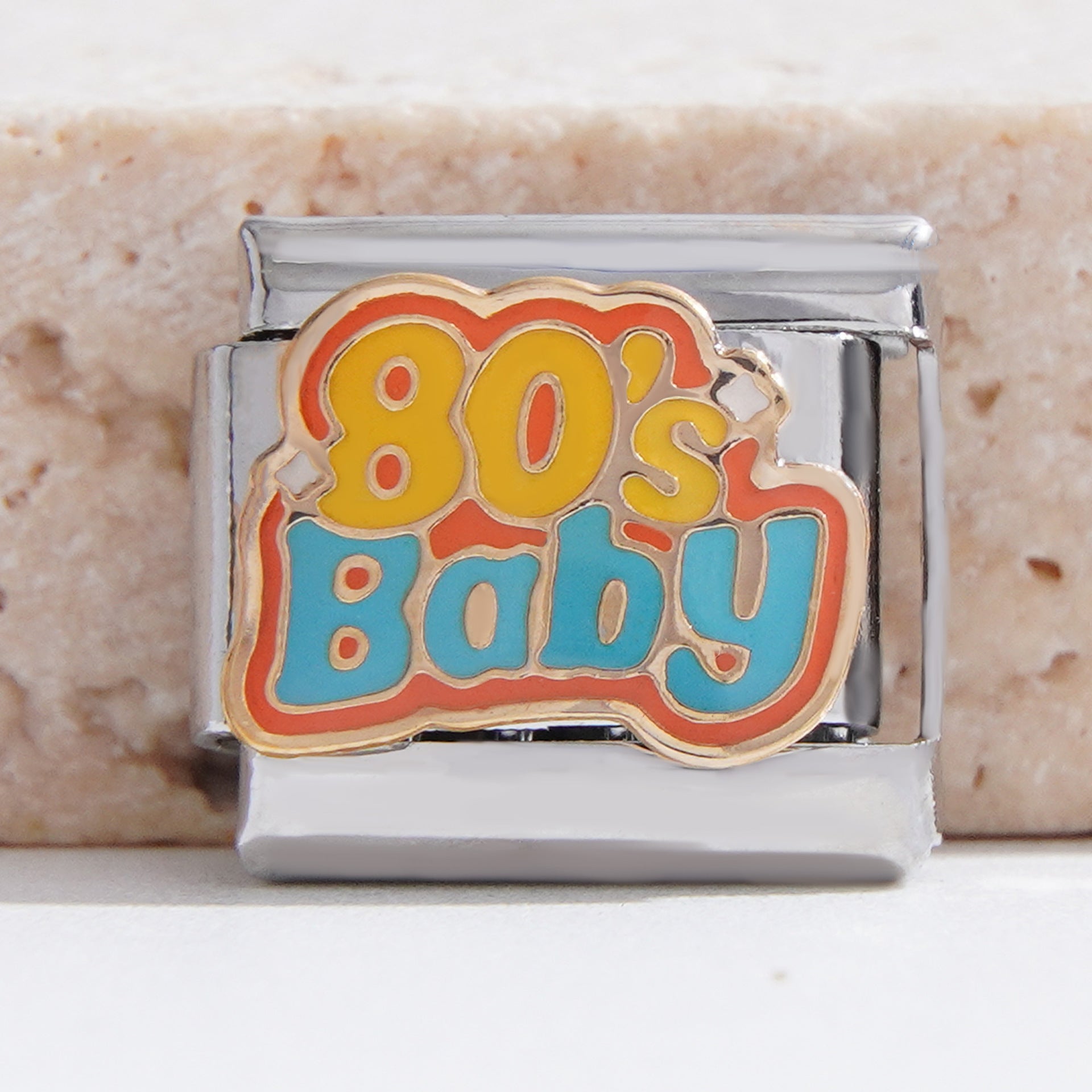 Wholesale Italian Charm Bracelet 9mm DIY Splicing Creative Pattern Stainless Steel Composable Bracelet