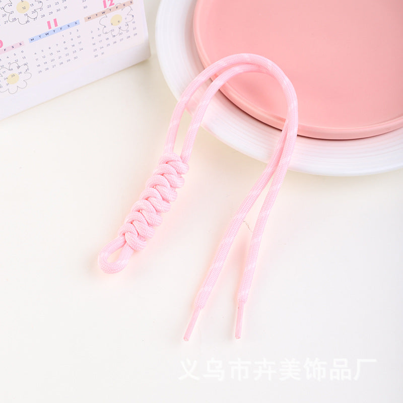 Wholesale  hand-woven rope diamond knot keychains