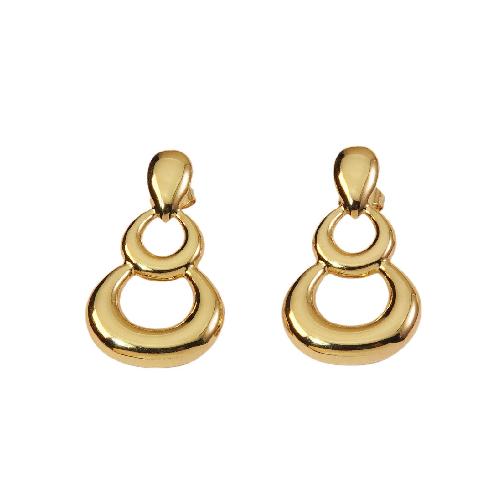 Wholesale Stainless steel high-profile geometric hoop earrings