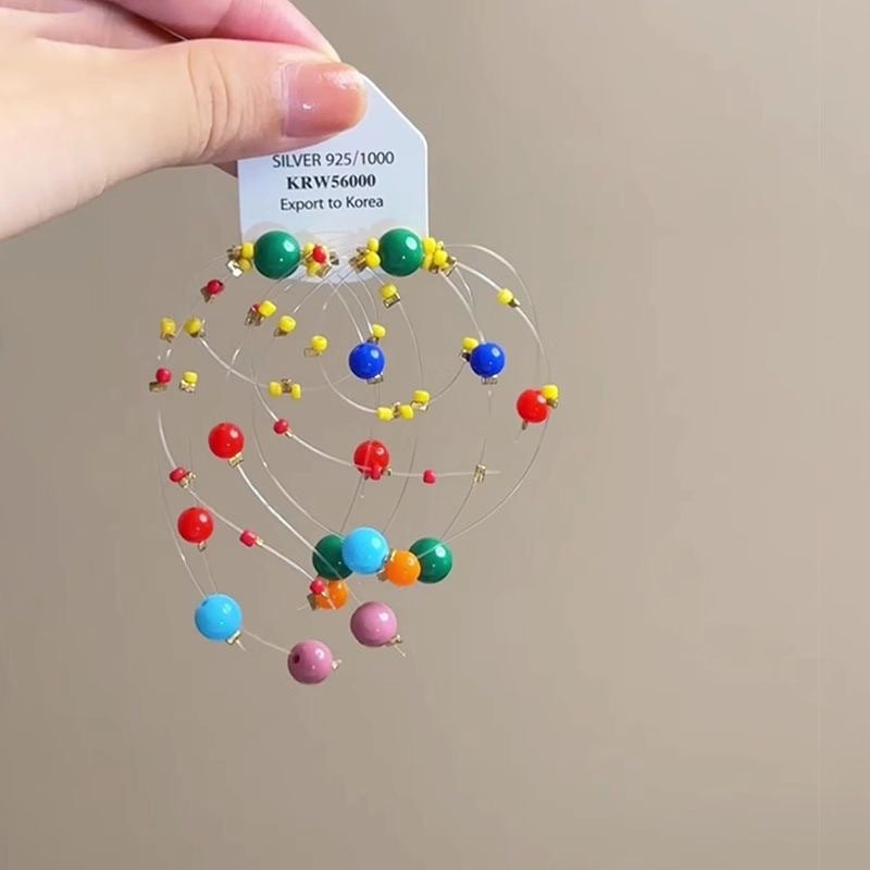 Wholesale  Color Beaded Earrings