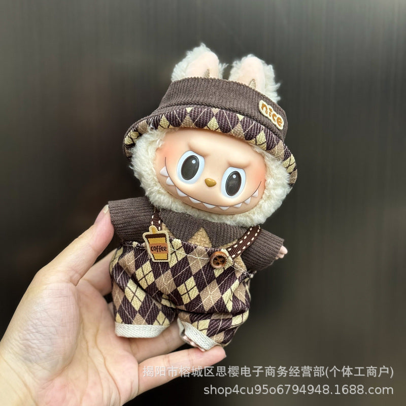 Wholesale Cute cartoon doll clothes set toy