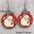 Wholesale  Christmas Earrings Baseball Wooden Earrings