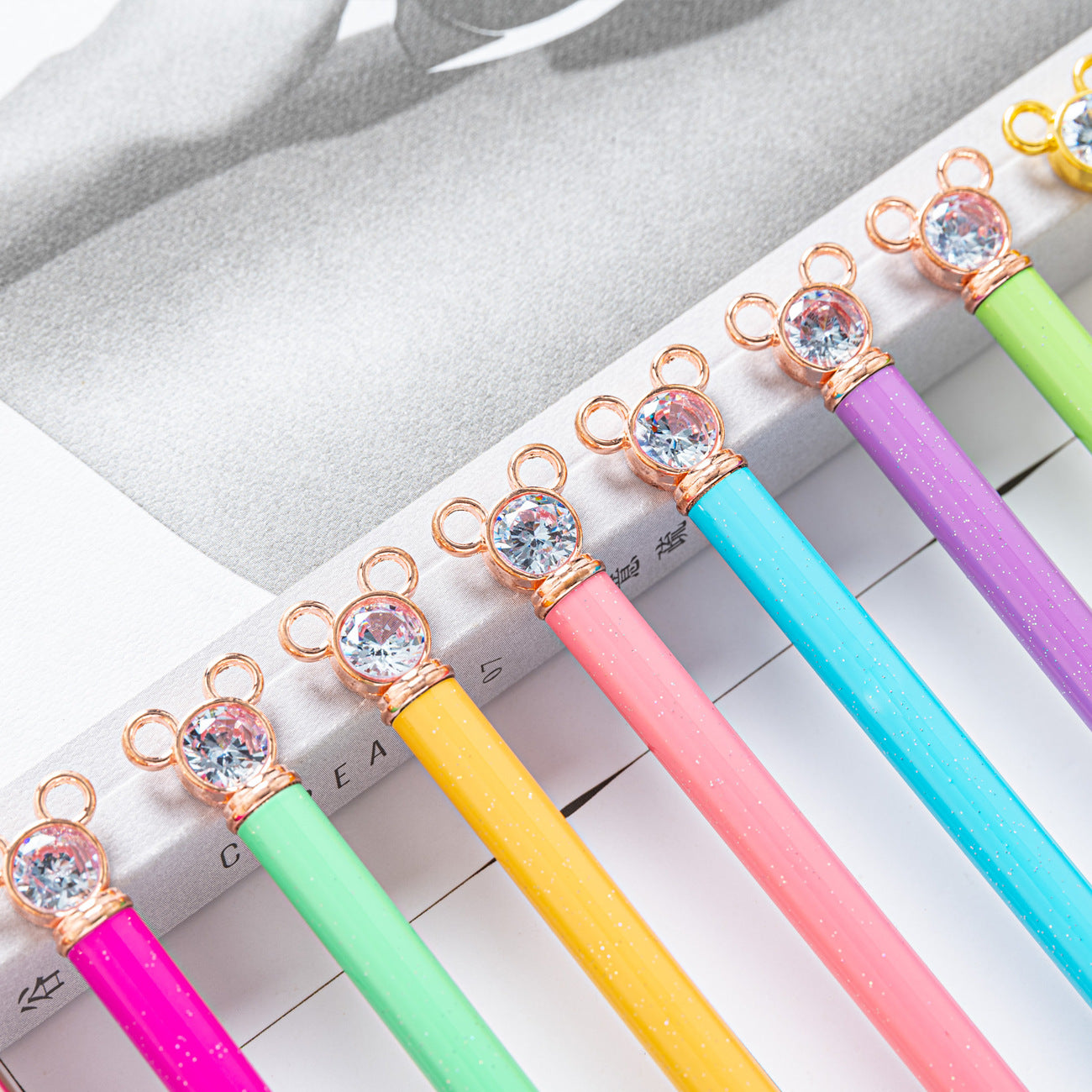 Wholesale Creative Cute Crystal Metal Pen