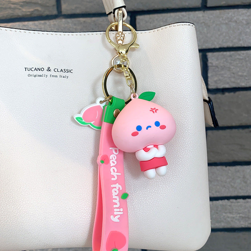 Wholesale Cartoon Cute Silicone Keychain ACC-KC-Lanb002