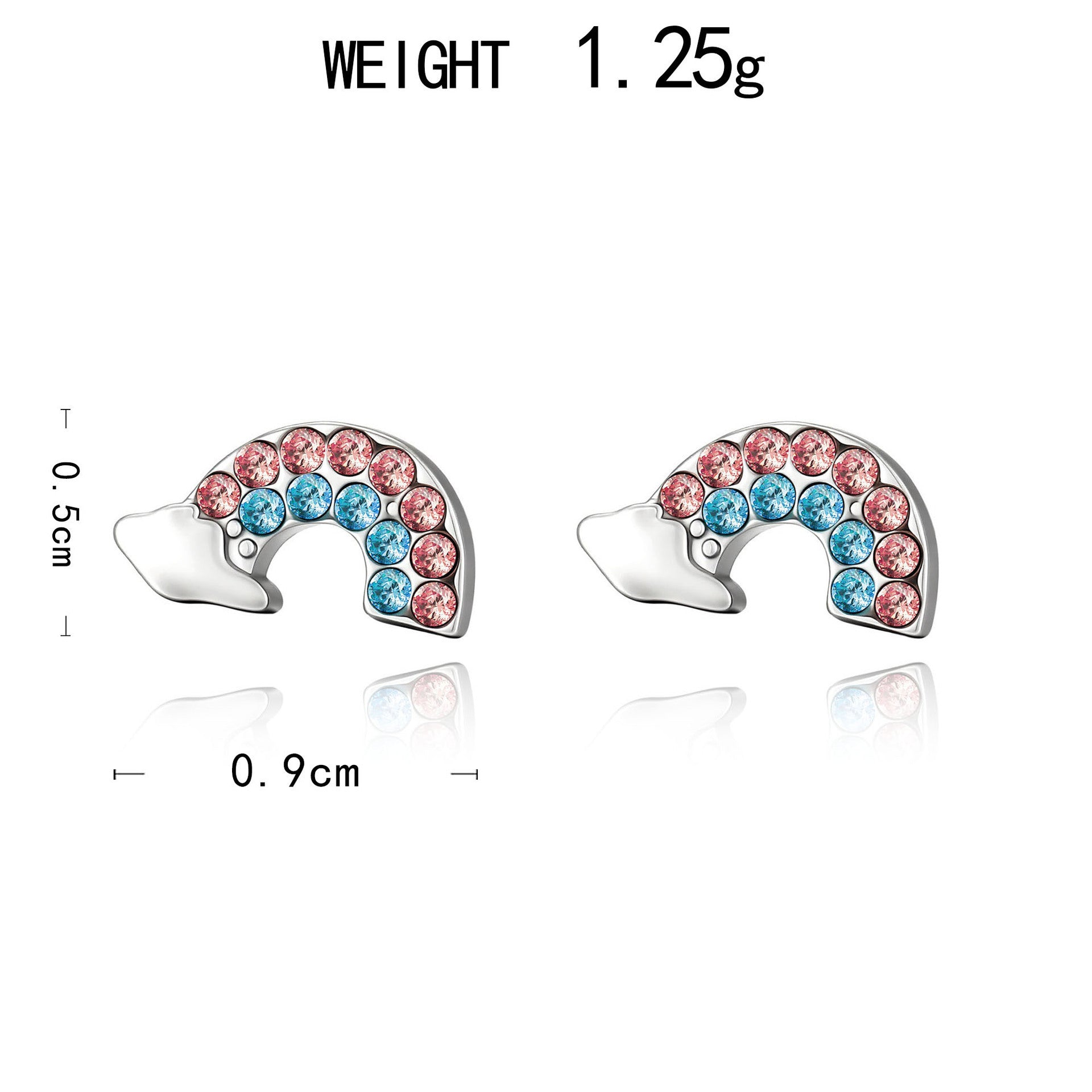 Wholesale butterfly and star-shaped zircon earrings