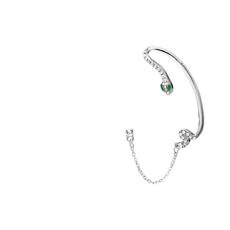 Wholesale  full diamond butterfly snake-shaped earrings