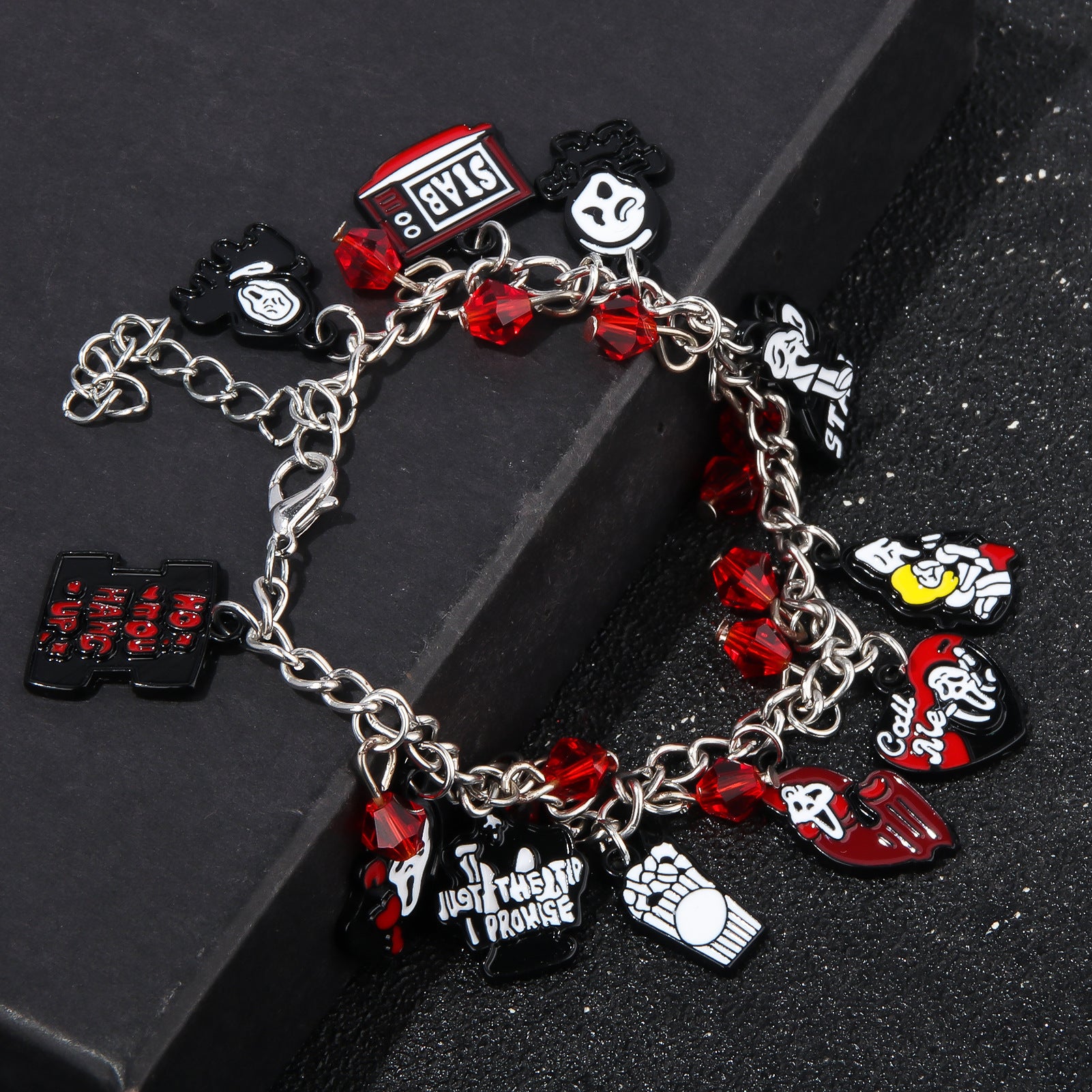 Wholesale Halloween Horror Skull Ghost Face Killer Cartoon Bracelet ACC-BT-MuMing001