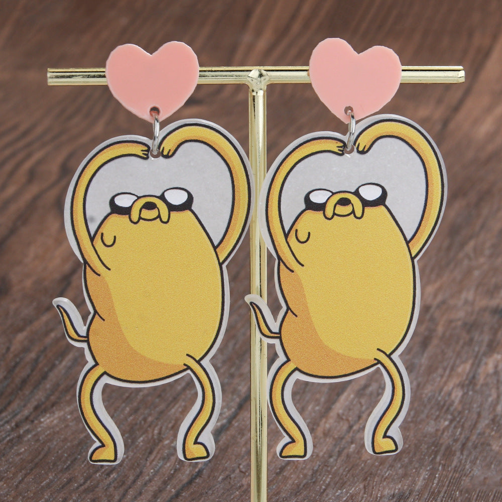 Wholesale Cartoon Cute Acrylic Earrings ACC-ES-ManT018