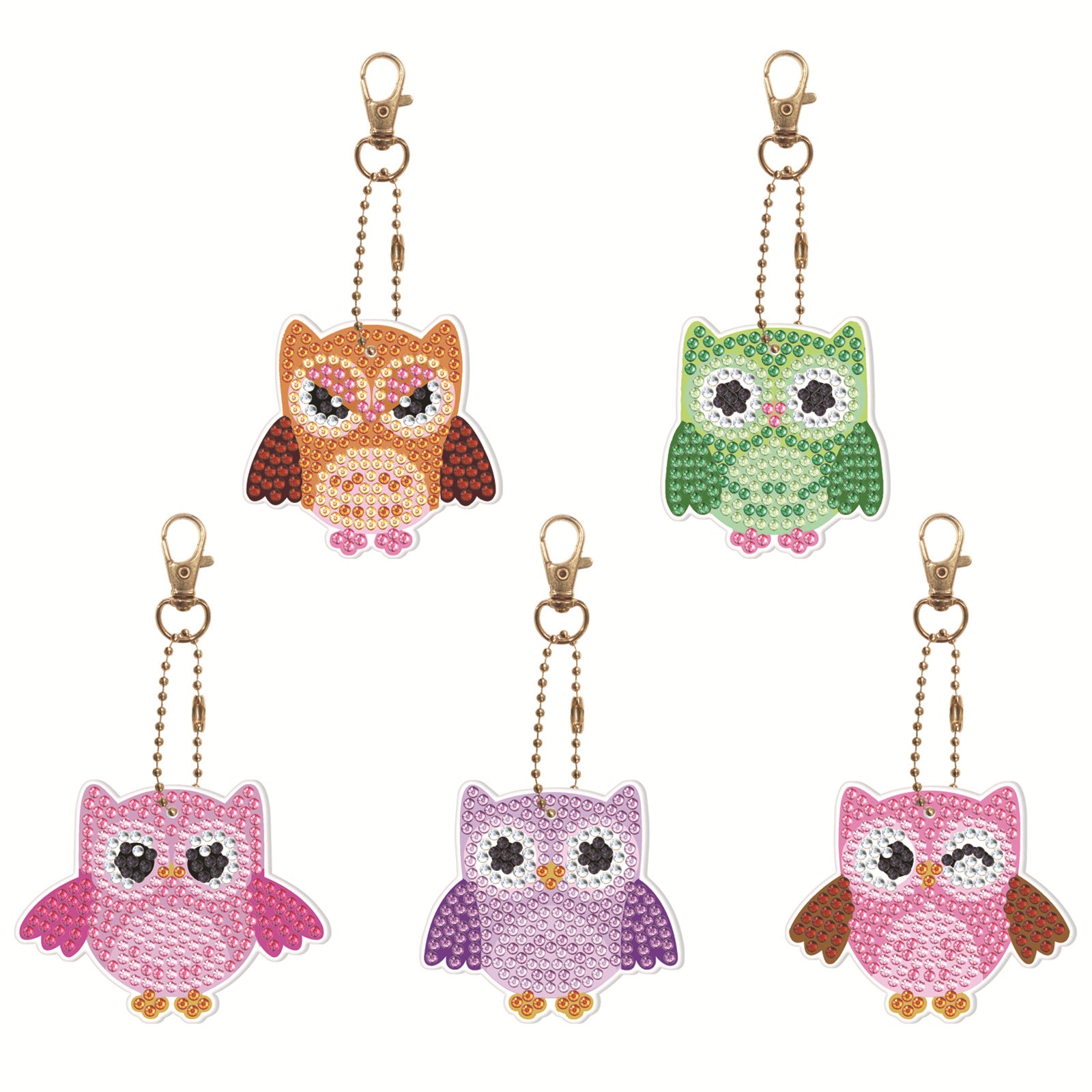 Wholesale Christmas Keychain Handmade Diamond Easter Key Chain ACC-KC-PengDao001