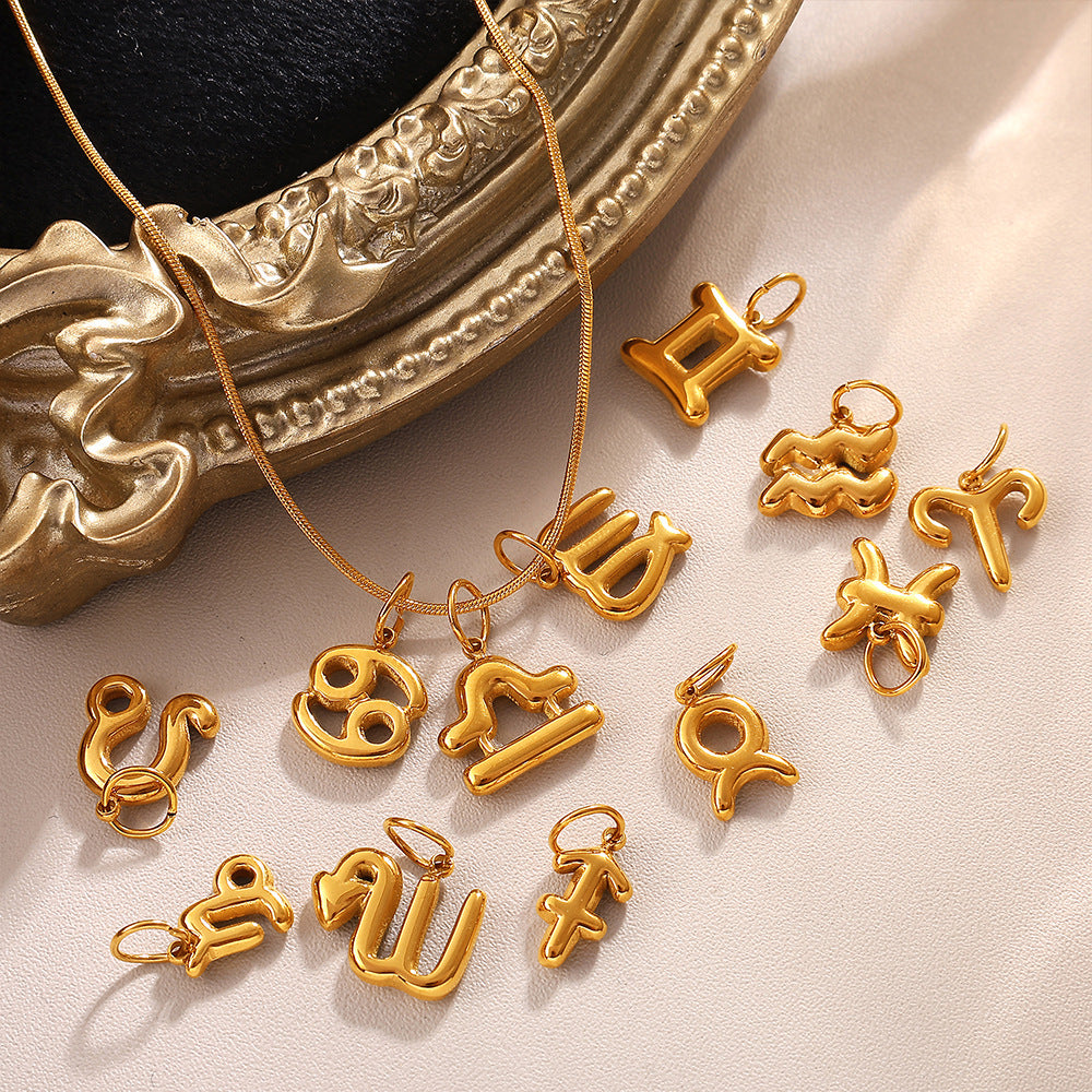 Wholesale  Twelve Contions Stainless Steel  Charms