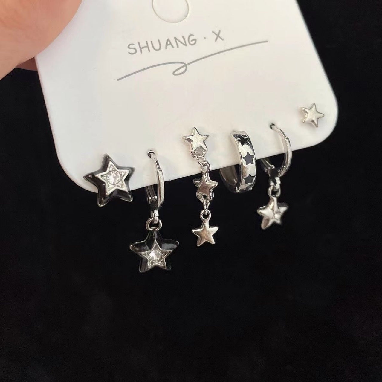 Wholesale Fashion Star Earring Set
