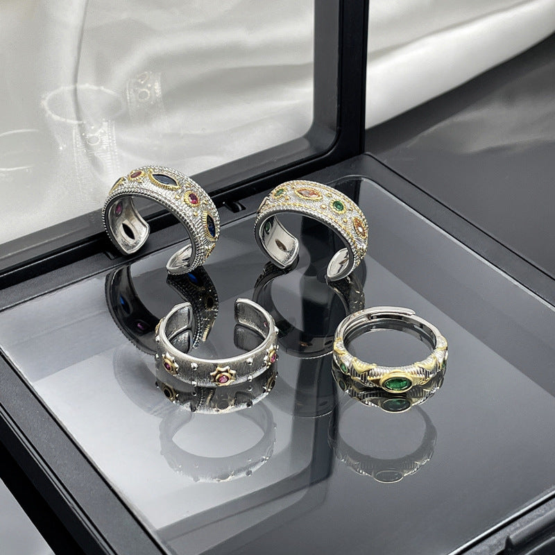 Wholesale  Retro Lace Open Ring