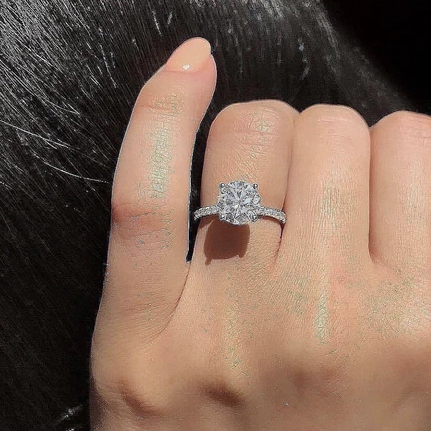Wholesale Silver Tone Alloy Flower Ring Women' s Casual Fashion Jewelry Accessory