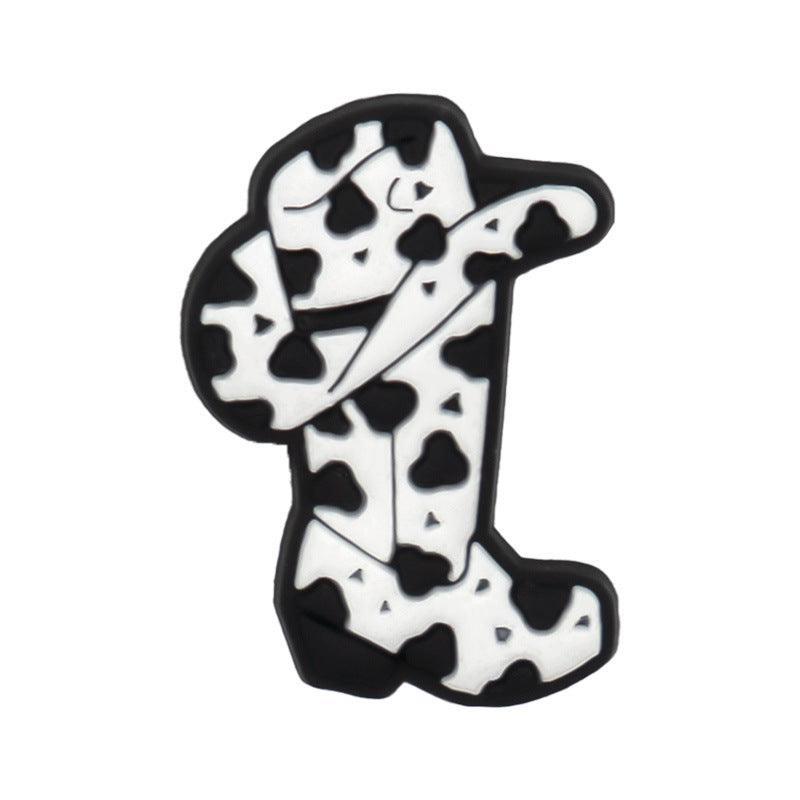 Wholesale Random 100pcs Leopard Print Series Shoes Accessories Shoes Charms