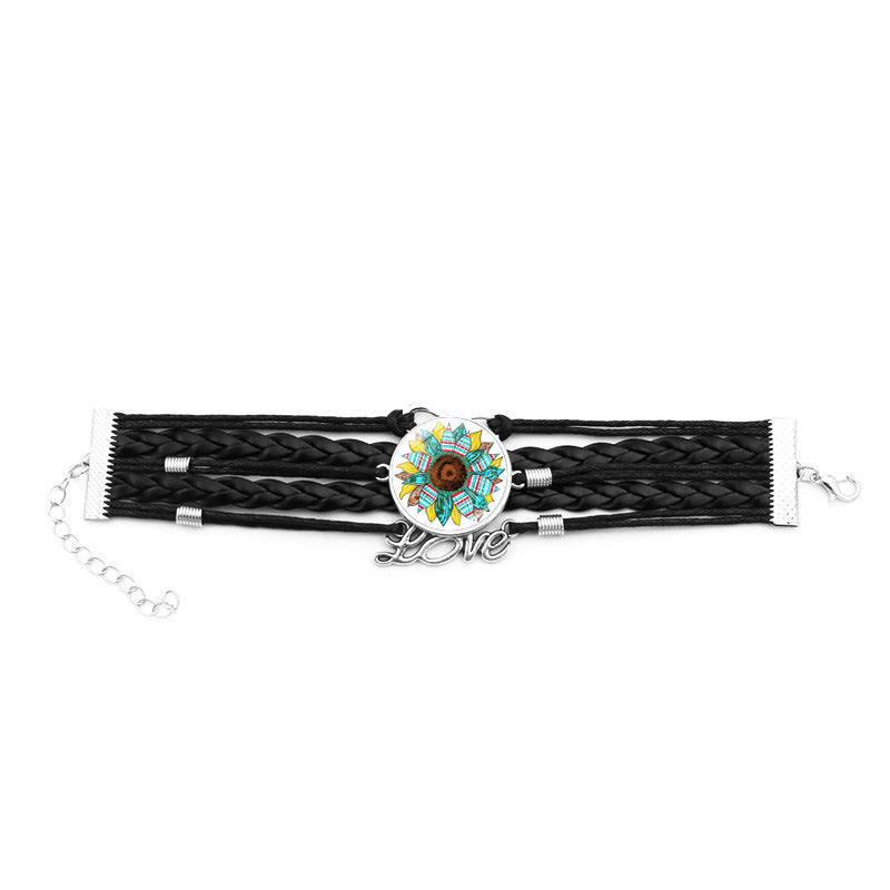 Wholesale Western Cowboy Country Leather Bracelet ACC-BT-JiaYun007