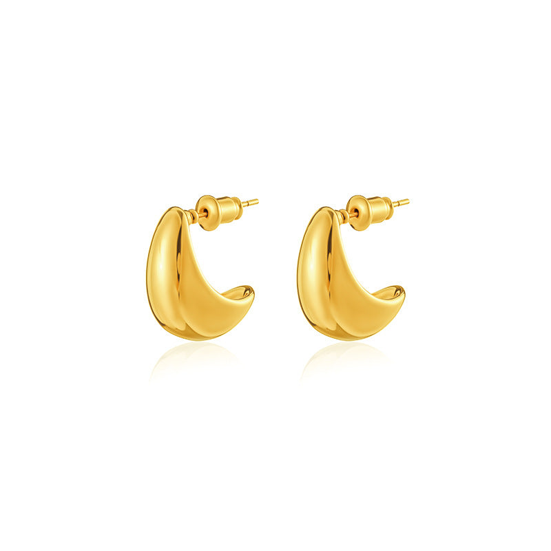 Wholesale explosions Valentine's Day  water metal drops twist earrings