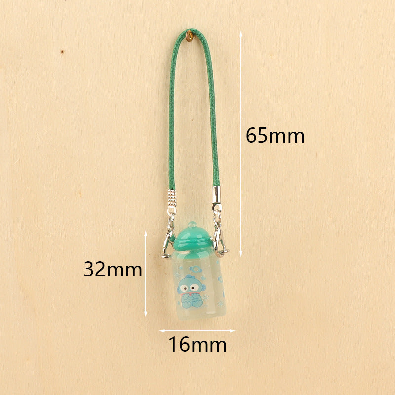 Wholesale Cute cartoon mini bottle pendant doll accessories