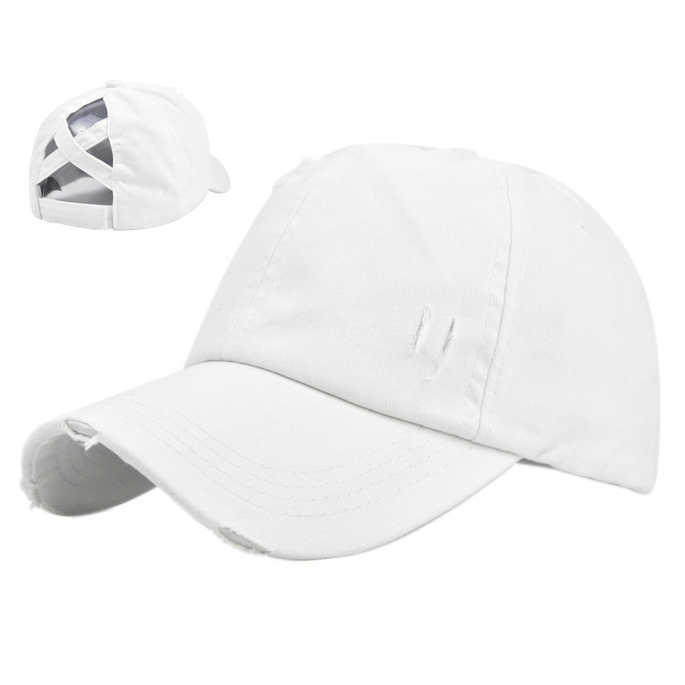 Wholesale Vintage Ripped Tie-Dye Baseball Cap ACC-HT-YMX008