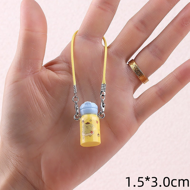Wholesale Cute cartoon mini thermos cup doll accessories
