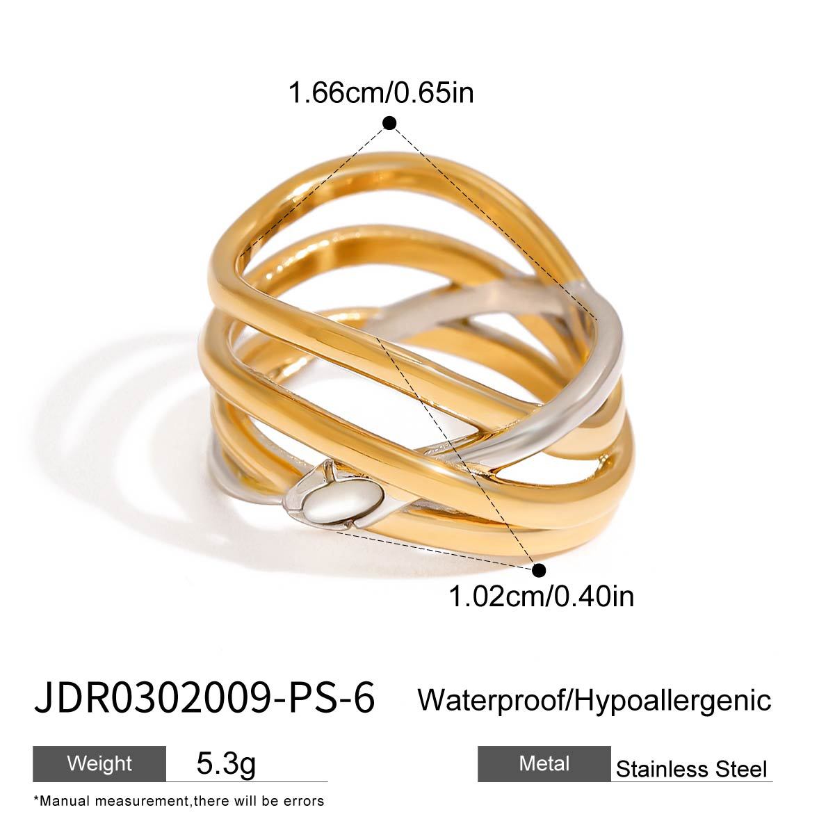 Wholesale Color matching ring stainless steel  non-fading jewelry