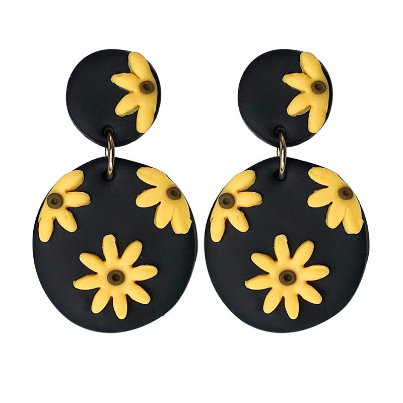 Wholesale Clay Bead Earrings  Cute Earrings Flower Earrings