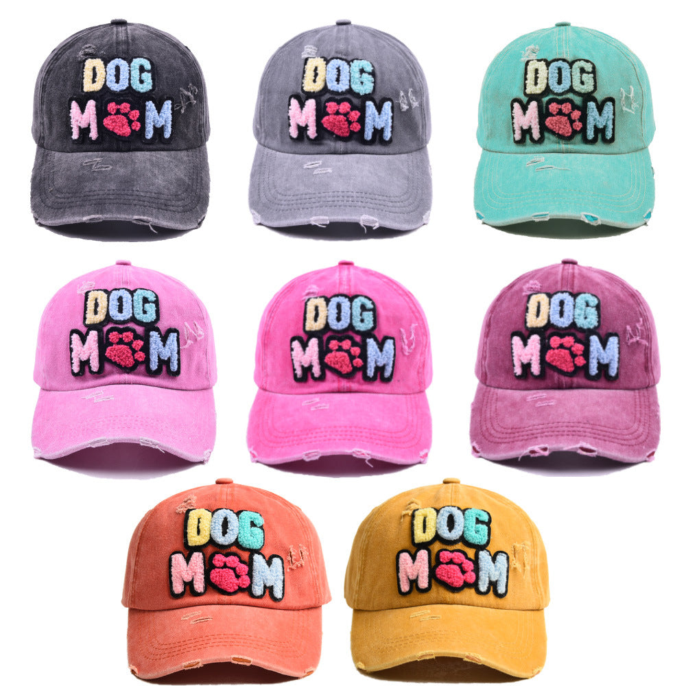 Wholesale Cotton Letter DOG MAMA Baseball Cap