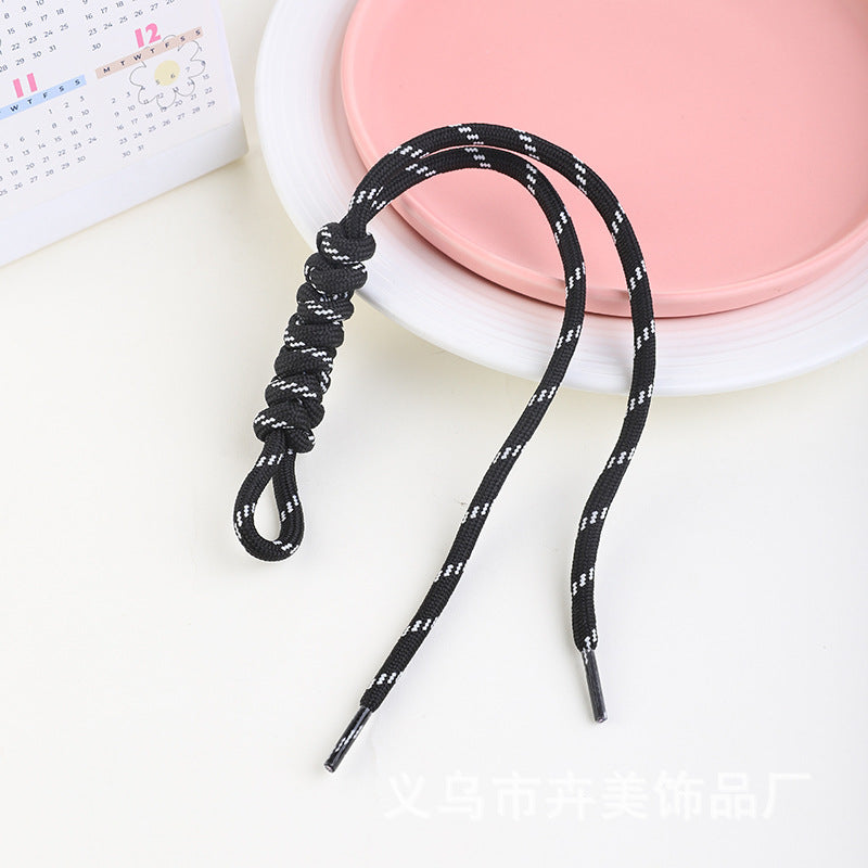 Wholesale  hand-woven rope diamond knot keychains