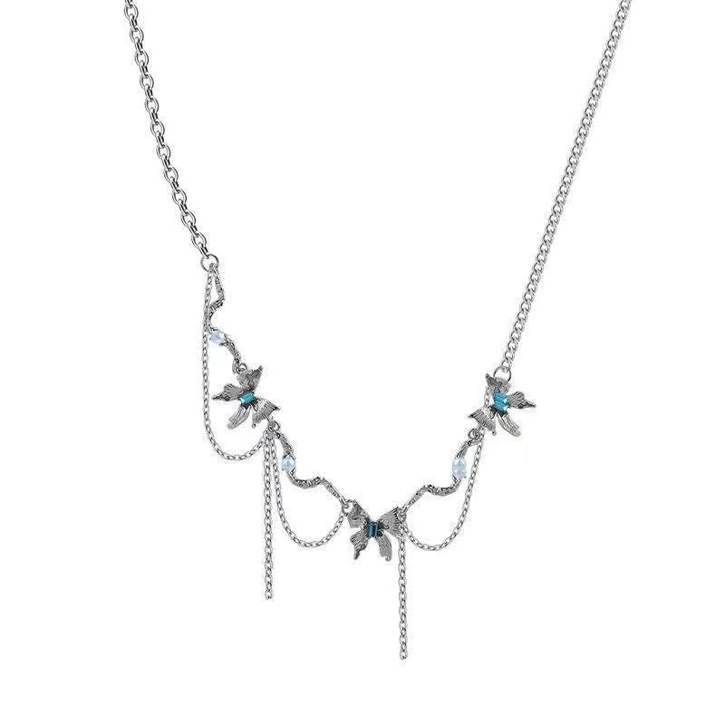 Wholesale Tassel Butterfly Necklace