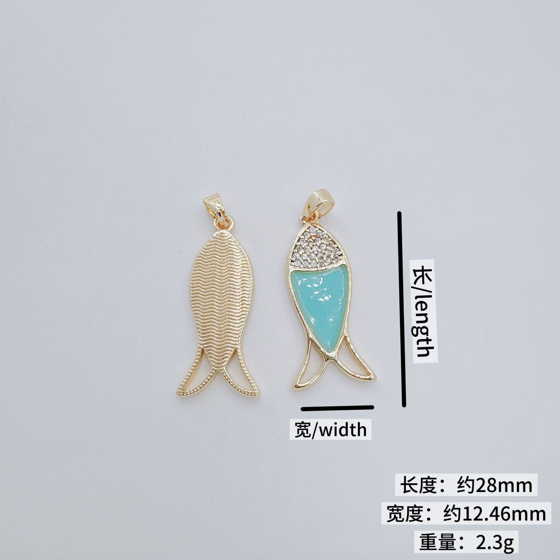 Wholesale Gold-Plated Copper Pendant Charm European Style DIY Necklace Jewelry Accessory for Resale