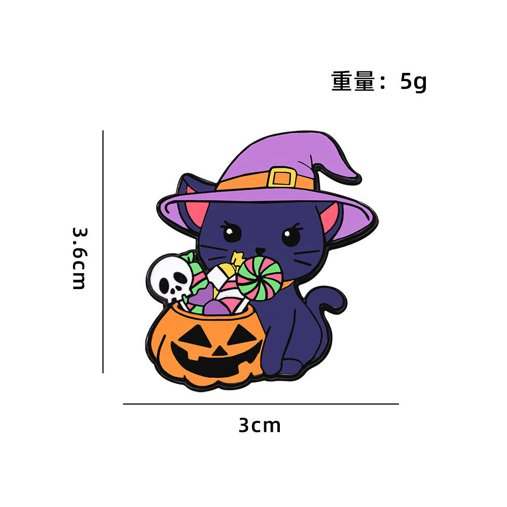 Wholesale  Ghost Brooch Pin Cartoon Style Zinc Alloy Party Fashion Accessory Gift