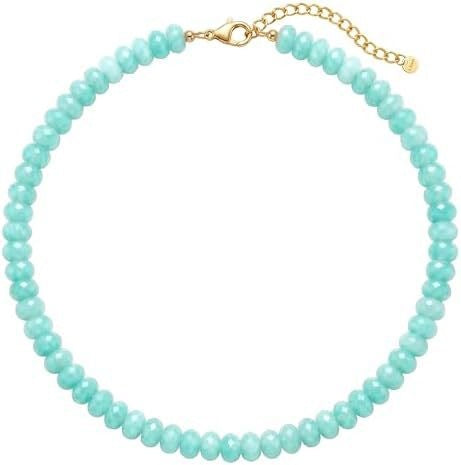 Wholesale Layered Rainbow Beaded Necklace with Natural Stone Pendant - Beach Fashion Accessory for Women