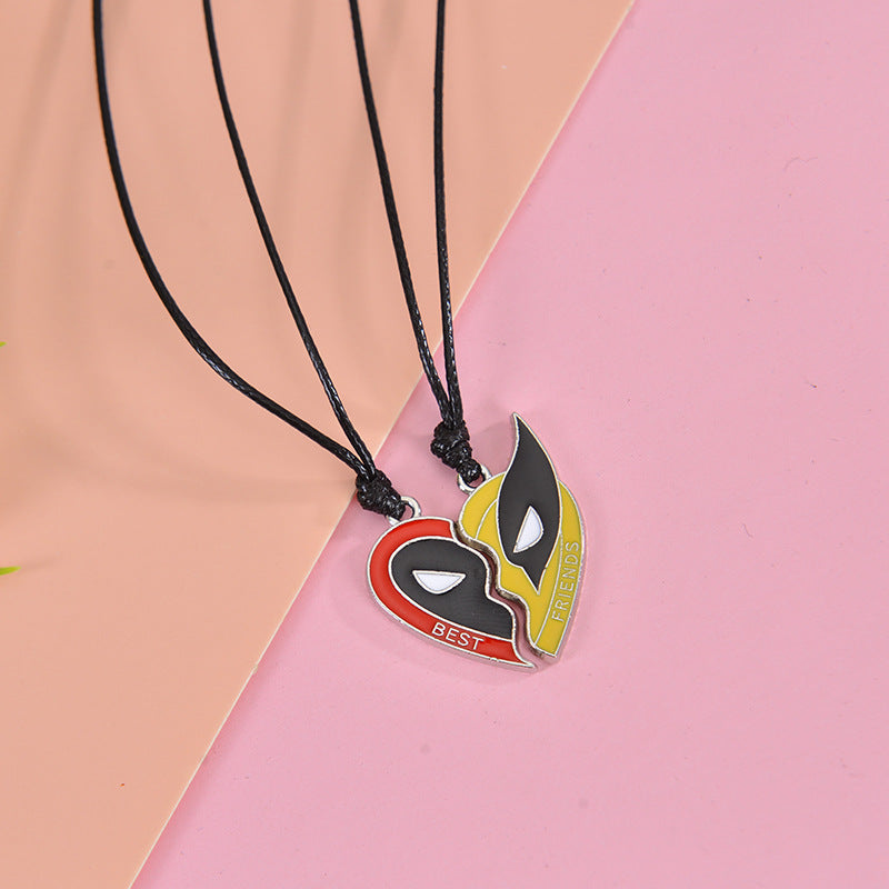 Wholesale Movie Natural Stone Crystal Beaded Keychains Necklaces Bracelet Set ACC-BT-Duoy002