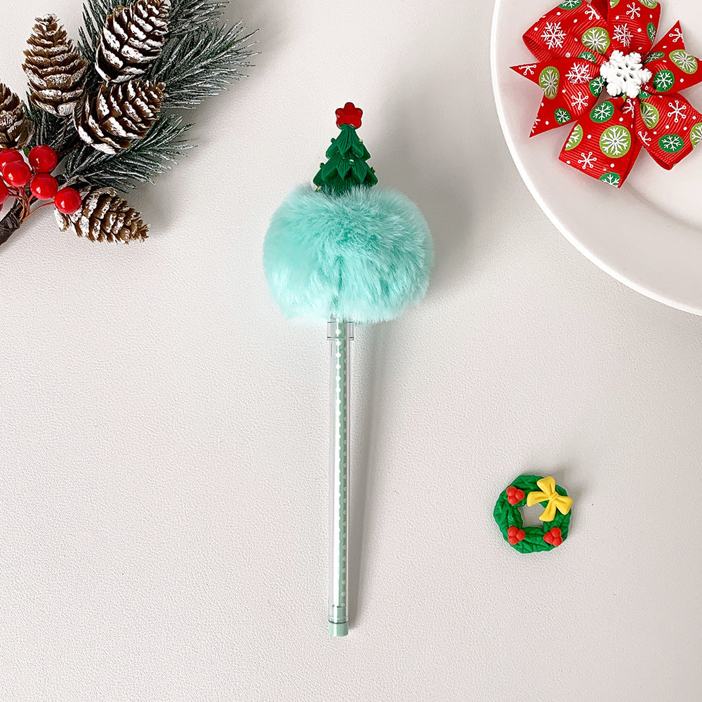 Wholesale Christmas ball ball pen cute children  cartoon pen