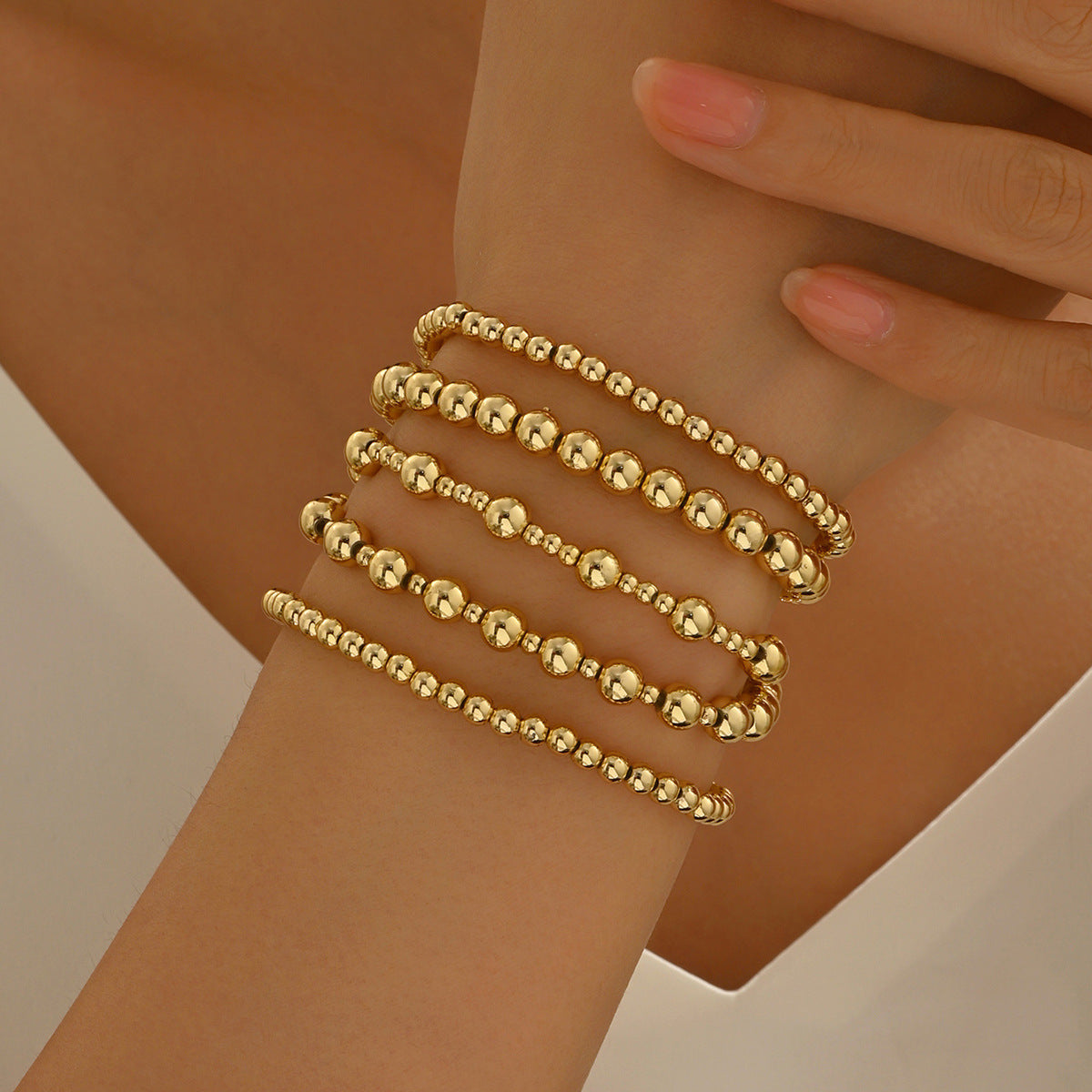 Wholesale Bohemian Beaded Bracelet Set Colorful Cross Design Women S Jewelry Accessory Gift