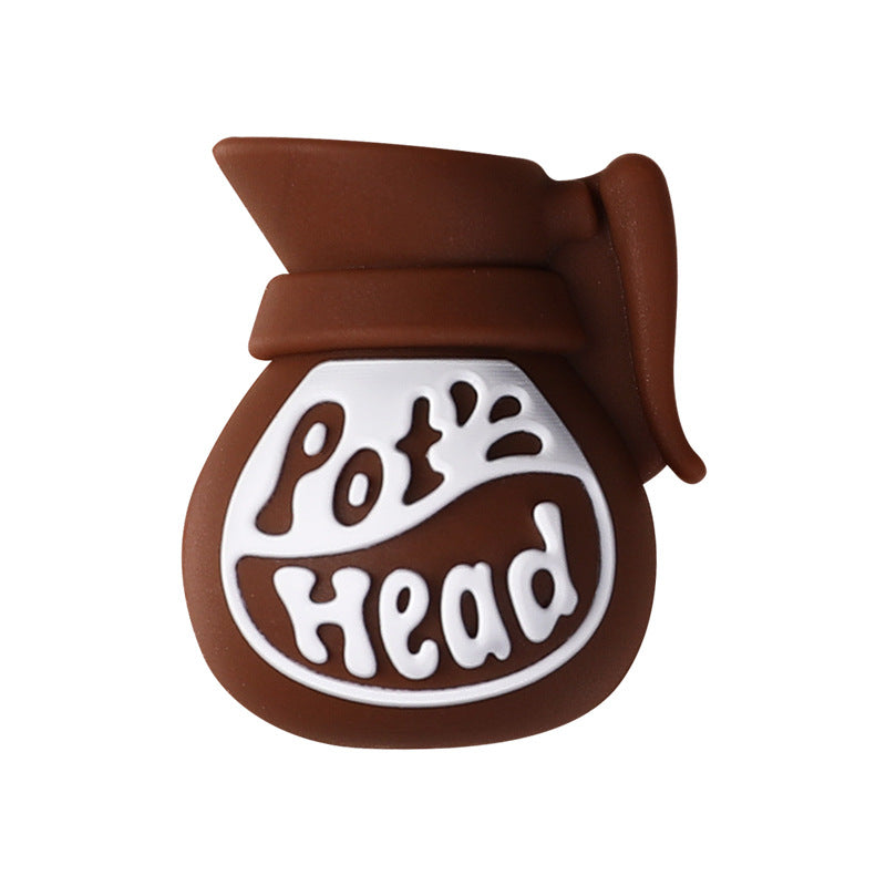 Wholesale 20pcs Cartoon Coffee Cup Focal Beads DIY Bead Accessories