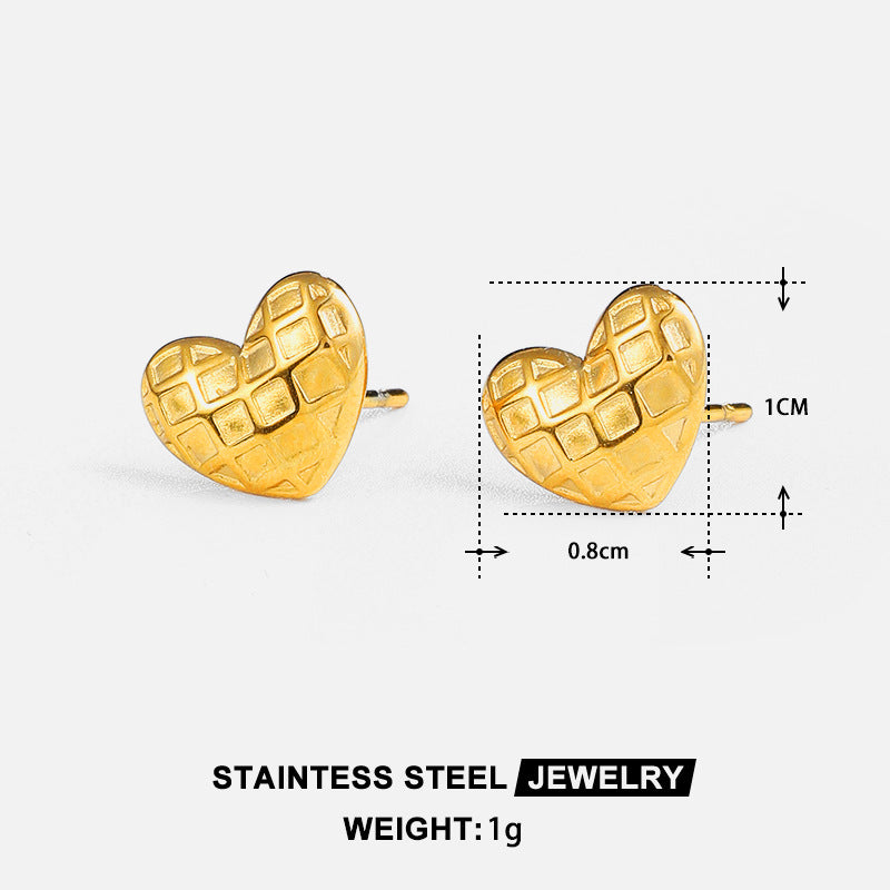Wholesale Ocean Conch Rhinestone Pearl Earrings Stainless Steel Statement Ear Studs Fashion Accessory