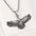 Wholesale Titanium Steel Men's Golden Eagle Pendant Long Necklace