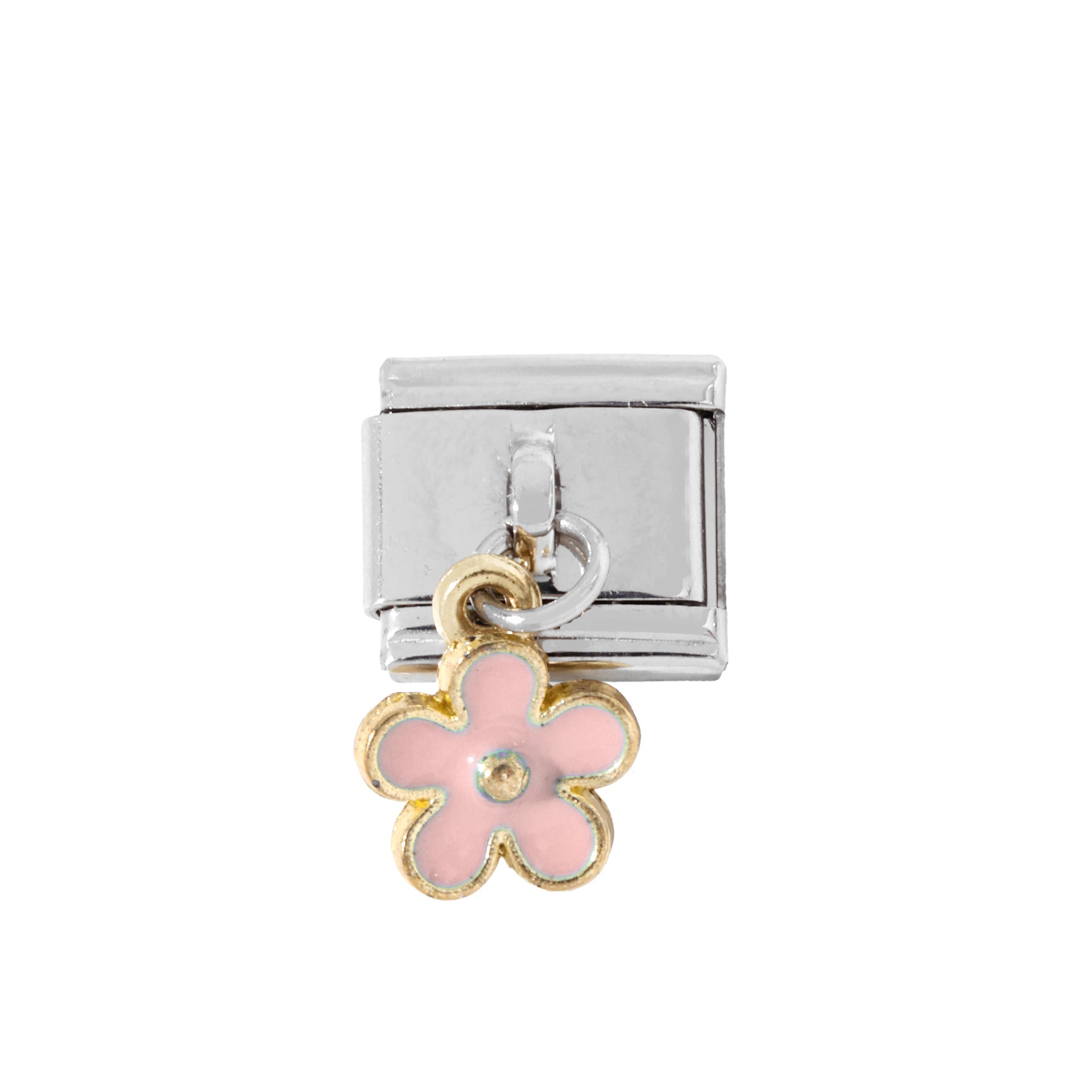 Wholesale Italian Charm Bracelet 9mm DIY Spliced Removable Stainless Steel Floral Collection Composable Bracelet ACC-BT-XY032