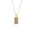 Wholesale  Rectangular Drop Oil and Diamond Tarot Pendant Necklace