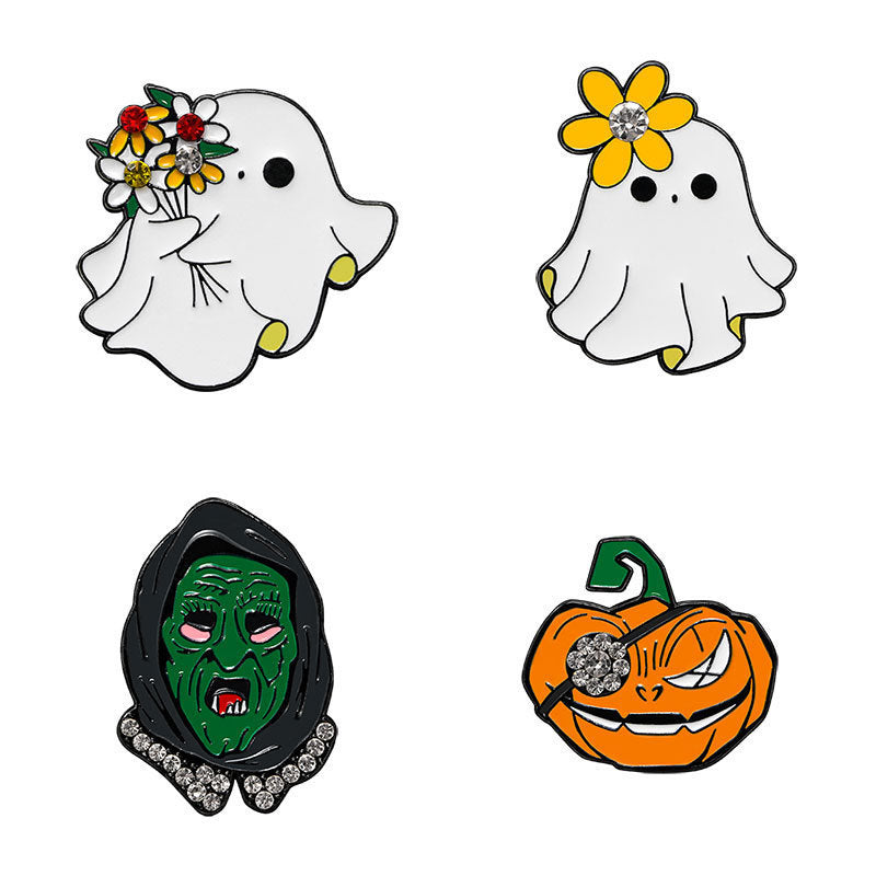 Wholesale  Ghost Pumpkin Devil Brooch
