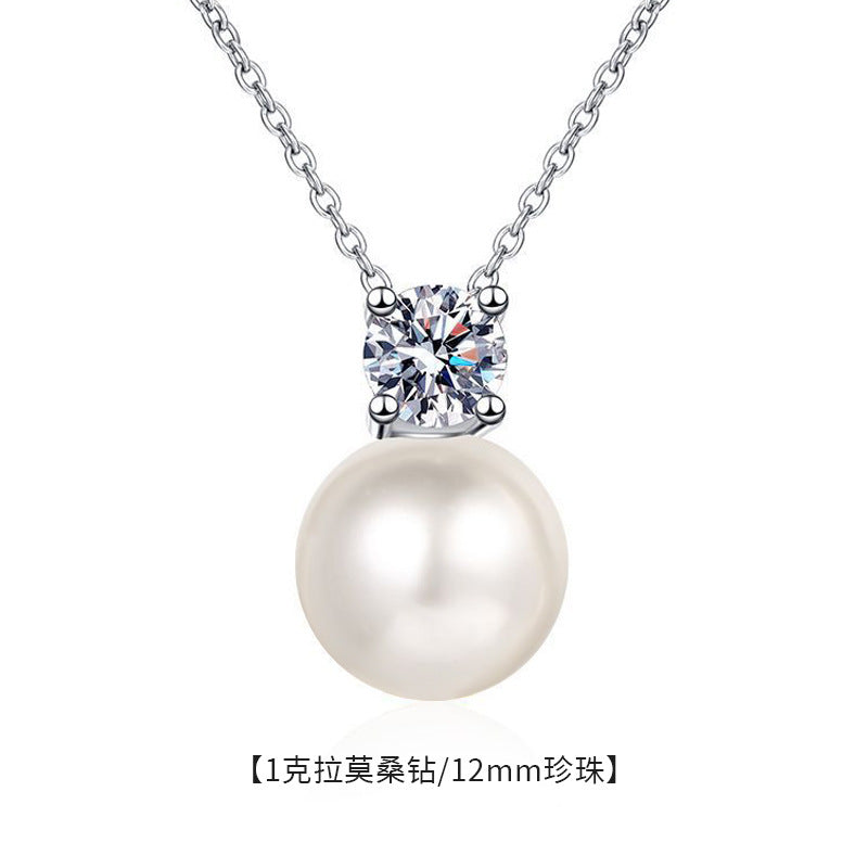 Wholesale  925 Sterling Silver Pearl Necklace