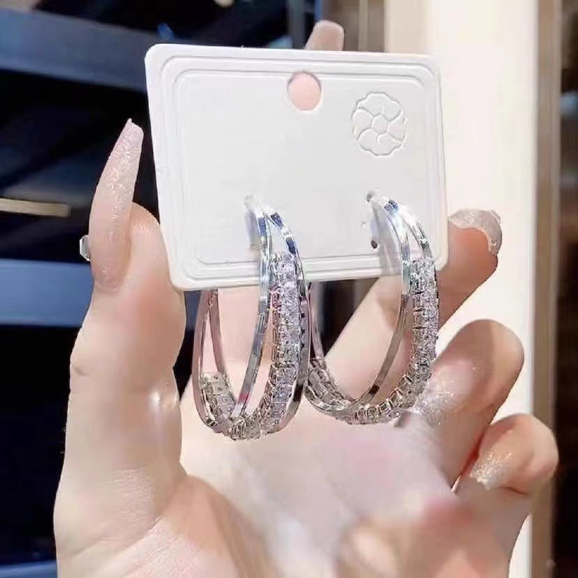 Wholesale Light Luxury Niche Design Earrings  ACC-ES-ZhiLing008